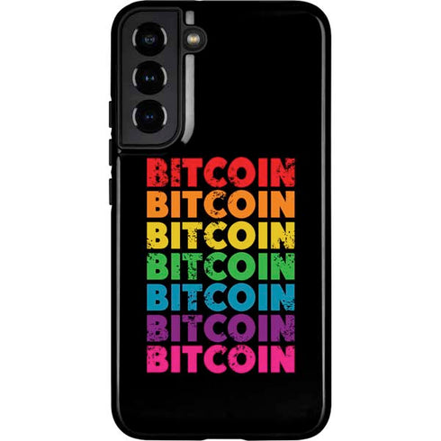 Rainbow Bitcoin Galaxy S22 Plus Pro Case