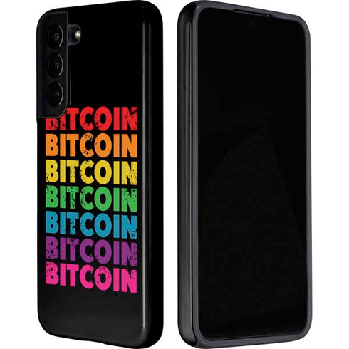 Rainbow Bitcoin Galaxy S22 Pro Case
