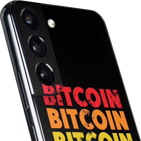 Rainbow Bitcoin Galaxy S22 Skin