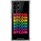 Rainbow Bitcoin Galaxy S22 Ultra Clear Case