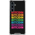 Rainbow Bitcoin Galaxy S23 FE Clear Case