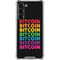 Rainbow Bitcoin Galaxy S23 Plus Clear Case