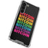 Rainbow Bitcoin Galaxy S23 Plus Clear Case