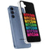 Rainbow Bitcoin Galaxy S24 Clear Case