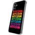 Rainbow Bitcoin Galaxy S24 Plus Clear Case