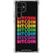 Rainbow Bitcoin Galaxy S24 Ultra Clear Case