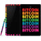 Rainbow Bitcoin Samsung Galaxy Tab Skin
