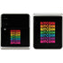 Rainbow Bitcoin Galaxy Z Flip3 5G Skin
