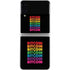 Rainbow Bitcoin Galaxy Z Flip3 5G Skin