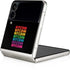 Rainbow Bitcoin Galaxy Z Flip3 5G Skin