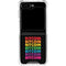 Rainbow Bitcoin Galaxy Z Flip5 5G Clear Case