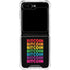 Rainbow Bitcoin Galaxy Z Flip5 5G Clear Case