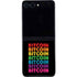Rainbow Bitcoin Galaxy Z Flip5 5G Skin