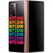 Rainbow Bitcoin Galaxy Z Fold2 5G Skin