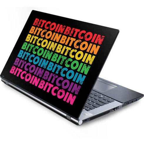 Rainbow Bitcoin Generic Laptop Skin
