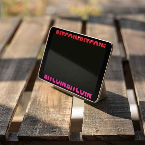 Rainbow Bitcoin Google Home Hub Skin