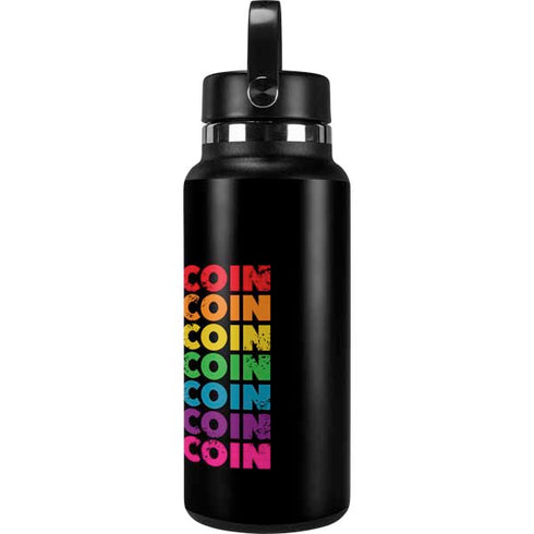 Rainbow Bitcoin Hydro Flask 32oz Wide Mouth Skin