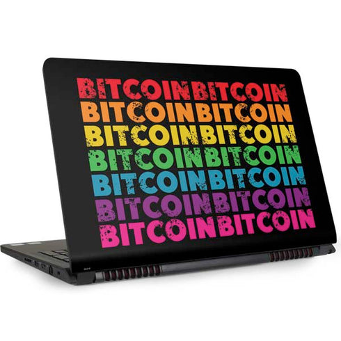Rainbow Bitcoin Dell Inspiron Skin