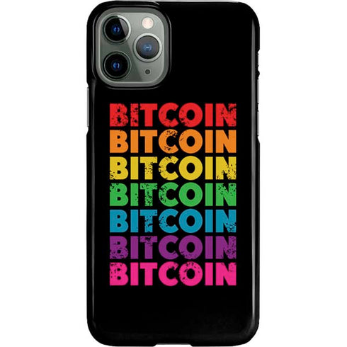 Rainbow Bitcoin iPhone 11 Pro Lite Case