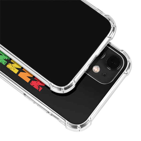 Rainbow Bitcoin iPhone 12 Clear Case