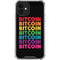 Rainbow Bitcoin iPhone 12 Mini Clear Case