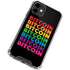 Rainbow Bitcoin iPhone 12 Mini Clear Case