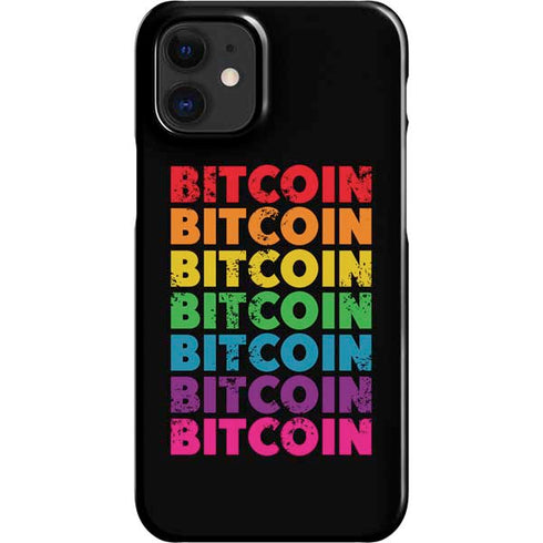 Rainbow Bitcoin iPhone 12 Mini Lite Case