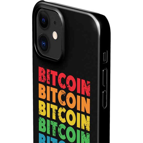 Rainbow Bitcoin iPhone 12 Mini Lite Case