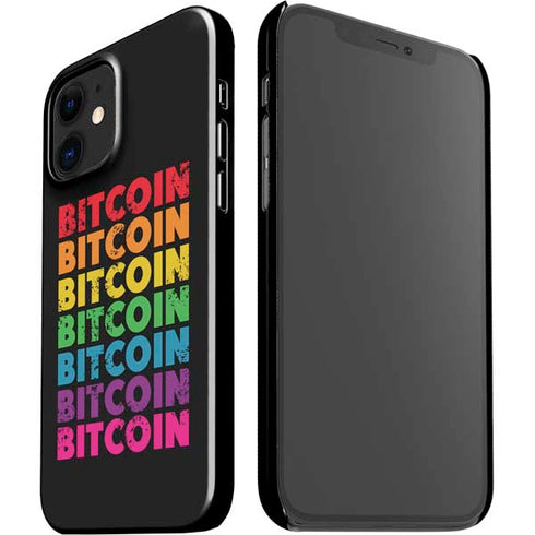 Rainbow Bitcoin iPhone 12 Mini Lite Case