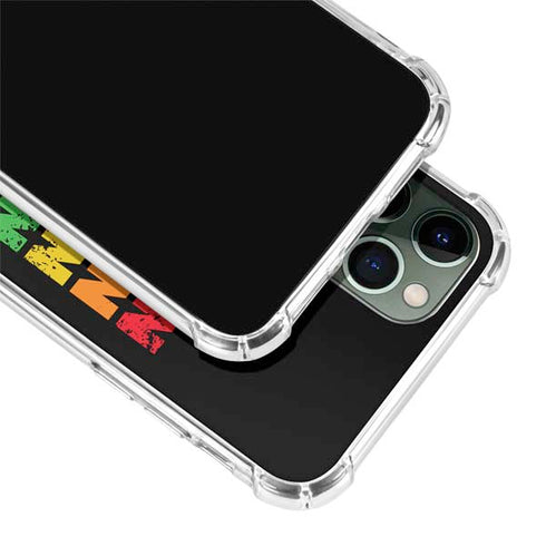 Rainbow Bitcoin iPhone 12 Pro Clear Case