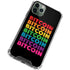 Rainbow Bitcoin iPhone 12 Pro Clear Case