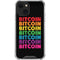 Rainbow Bitcoin iPhone 13 Clear Case
