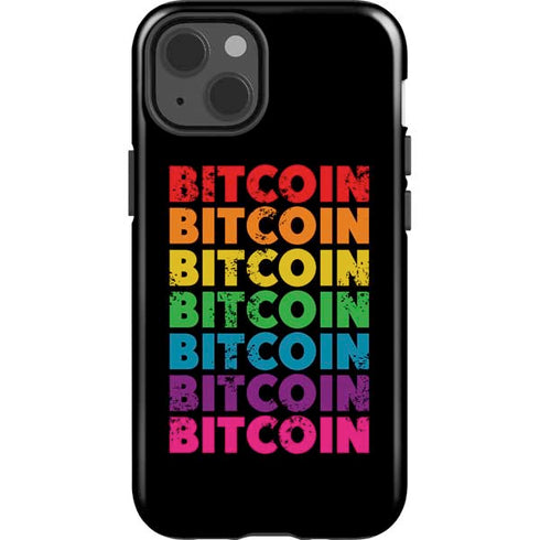 Rainbow Bitcoin iPhone 13 Impact Case