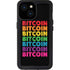 Rainbow Bitcoin iPhone 13 Mini Waterproof Case