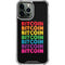 Rainbow Bitcoin iPhone 13 Pro Max Clear Case