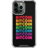 Rainbow Bitcoin iPhone 13 Pro Max Clear Case