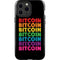 Rainbow Bitcoin iPhone 13 Pro Max Impact Case