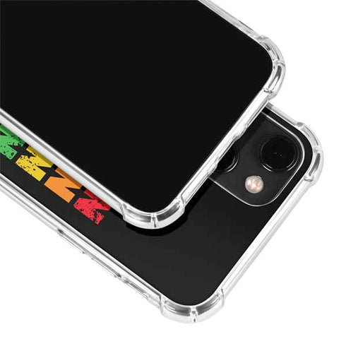 Rainbow Bitcoin iPhone 14 Clear Case