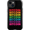 Rainbow Bitcoin iPhone 14 Plus Impact Case