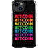 Rainbow Bitcoin iPhone 15 Plus Impact Case