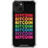 Rainbow Bitcoin iPhone 14 Plus Clear Case