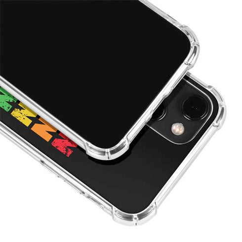 Rainbow Bitcoin iPhone 14 Plus Clear Case
