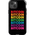 Rainbow Bitcoin iPhone 15 Impact Case