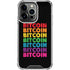 Rainbow Bitcoin iPhone 15 Pro Clear Case