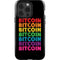 Rainbow Bitcoin iPhone 14 Pro Impact Case