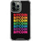 Rainbow Bitcoin iPhone 15 Pro Max Clear Case