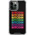 Rainbow Bitcoin iPhone 15 Pro Max Clear Case