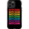 Rainbow Bitcoin iPhone 14 Pro Max Impact Case