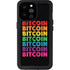 Rainbow Bitcoin iPhone 14 Pro Max Waterproof Case