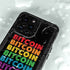 Rainbow Bitcoin iPhone 14 Pro Max Waterproof Case